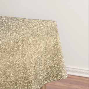 Modern Elegant Glitter Simple Holiday Party Luxury Tablecloth