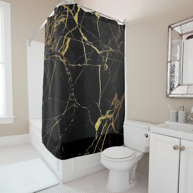 Modern Elegant Gold & Black Marble Design    (In Situ)