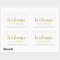 Modern Elegant Gold Confetti Wedding Welcome Bag