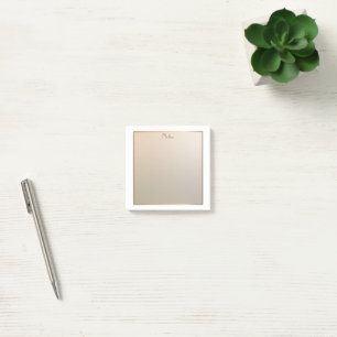Modern Elegant Gold Mauve and Pink Post-it Notes