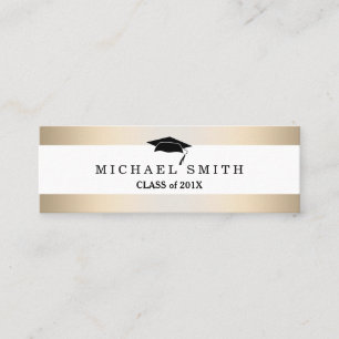 Modern Elegant Graduation Name Card