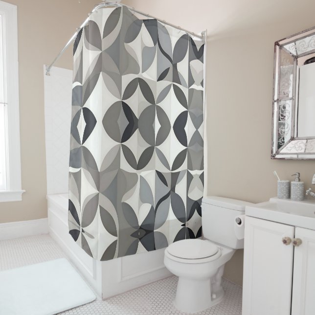 Modern Elegant Grey Floral  (In Situ)