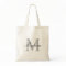 Modern Elegant Grey Monogram Initial Name