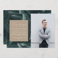 Modern elegant grief rememberance photo