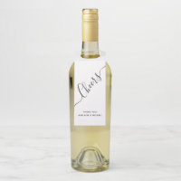 Modern Elegant Handwritten Script Custom Cheers