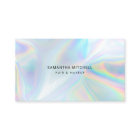 Modern Elegant Holographic Beautician Makeup