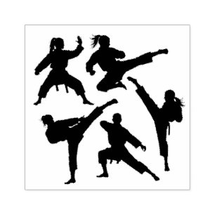 Modern Elegant  Karate / Taekwondo / judo   Rubber Stamp