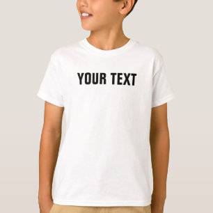 Modern Elegant Kids Boys Best Cool Big Large Font T-Shirt