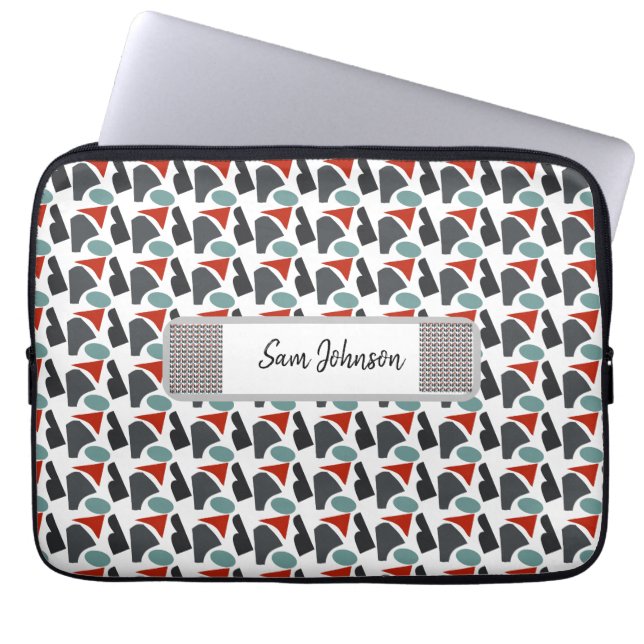 Modern elegant  laptop sleeve (Front)