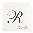 Modern Elegant Last Name Initial Wedding