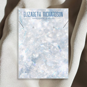 Modern Elegant Luxury Crystal Jewelry Display Business Card