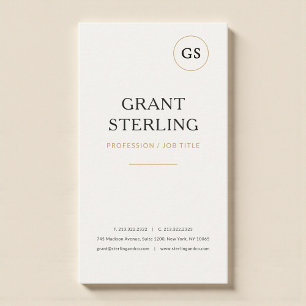 Modern Elegant Luxury Minimalist Professional  Business Card