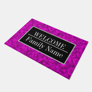 Modern Elegant Marble Welcome Doormat