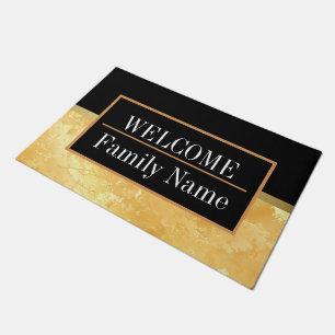 Modern Elegant Marble Welcome Doormat