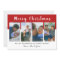 Modern Elegant Merry Christmas Photo Collage 