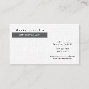 Modern Elegant Minimalist Business Card