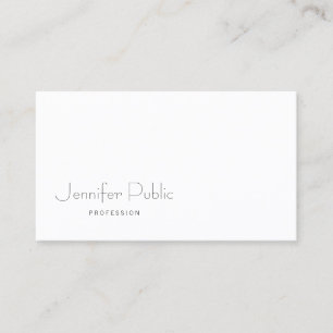 Modern Elegant Minimalist Design Sophisticated Business Card
