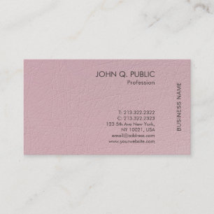 Modern Elegant Minimalist Professional Template Business Card