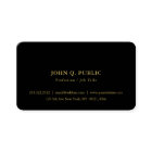 Modern Elegant Minimalist Simple Template Black