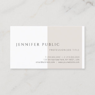 Modern Elegant Minimalist Template Professional Business Card