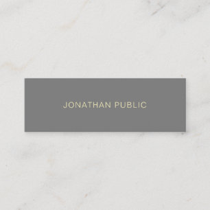 Modern Elegant Minimalist Template Professional Mini Business Card