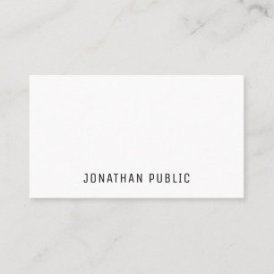 Modern Elegant Minimalistic Template Professional Business Card