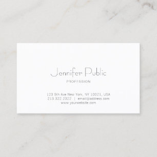 Modern Elegant Minimalistic Template Professional Business Card