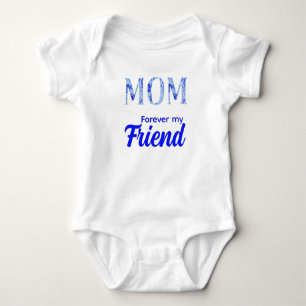 Modern Elegant Mother’s Day Forever Friend Baby Bodysuit