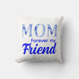 Modern Elegant Mother’s Day Forever Friend Throw Pillow