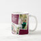 Modern elegant multi photo family purple gif coffe
