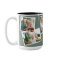 Modern elegant multi photo family sage green