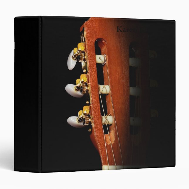 Modern Elegant Music Note Binder (Front/Spine)