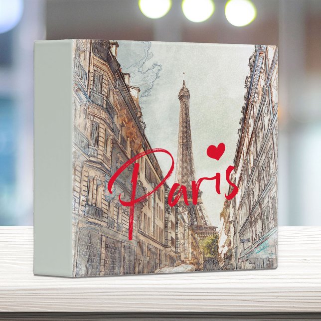 Modern Elegant Paris Eiffel Tower Binder (Creator Uploaded)