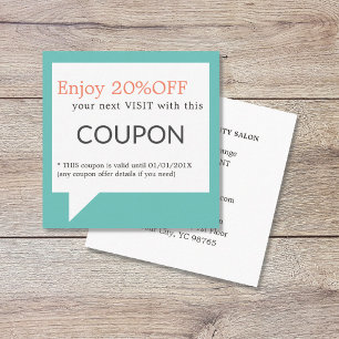 Modern Elegant Pastel Colors Beauty Coupon