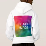 Modern Elegant Personalize Upload Image Kids<br><div class="desc">Modern Elegant Personalize Upload Image Template Kids Pullover Hoodie.</div>