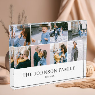 Modern Elegant Photo Collage Block