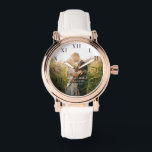 Modern Elegant Photo Newly Wed Wedding Watch<br><div class="desc">Modern,  elegant,  photo,  Newlywed,  Wedding anniversary watch.</div>