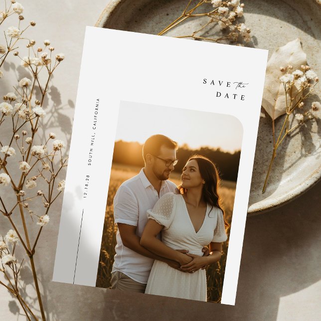 Modern Elegant Photo Wedding Save The Date (Creator Uploaded)
