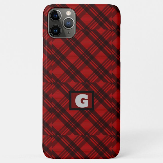  Modern Elegant Plaid  Case-Mate iPhone Case (Back)