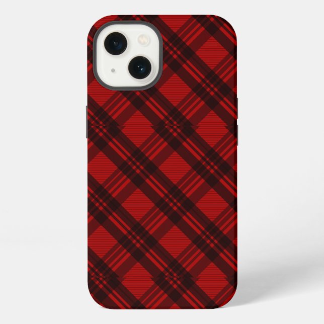  Modern Elegant Plaid  iPhone Case (Back)