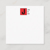 Modern Elegant Plain Professional Name Monogram