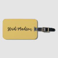 Modern Elegant Plain Simple Gold Colour Calligraph