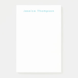 Modern Elegant Plain Simple Professional Name Post-it Notes