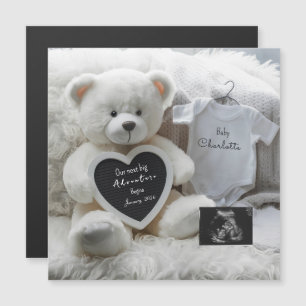 Modern Elegant Pregnancy Announcement Keepsake 
