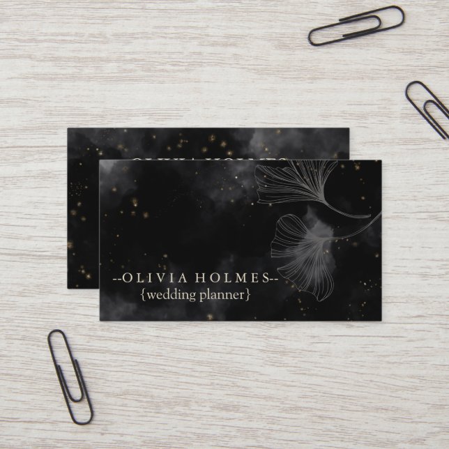 Modern Elegant Professional Business Card (Front/Back In Situ)