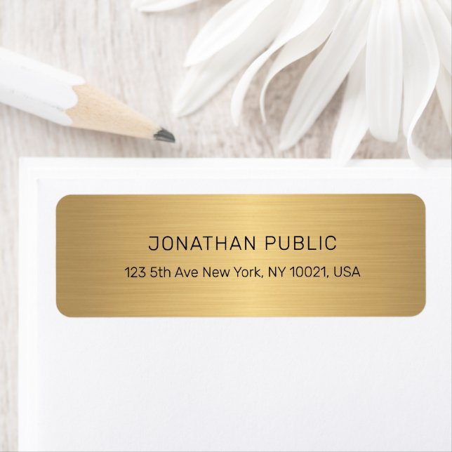 Modern Elegant Professional Faux Gold Template (Insitu)