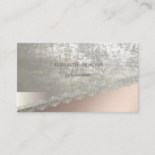 Modern  Elegant Professional,Geometric,Lace Business Card