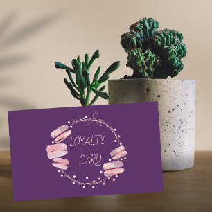 Modern Elegant Professional  Hearts Loyalty Card