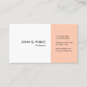 Modern Elegant Professional Simple Template Business Card