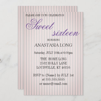 Modern, Elegant Purple Save The Date